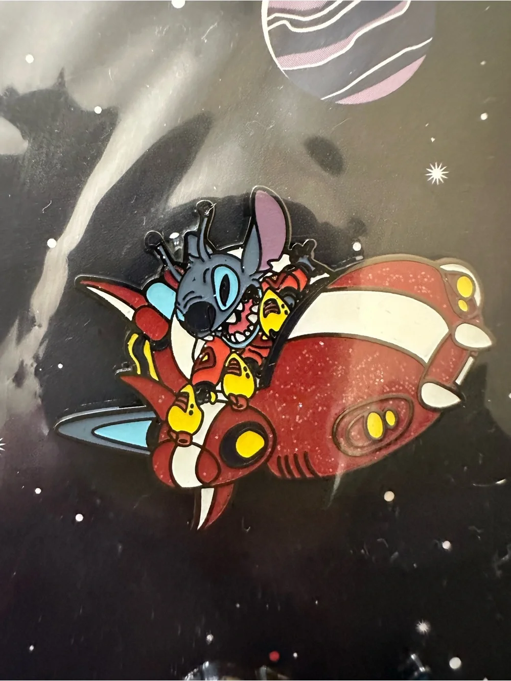 NWT Loungefly Collectible Lilo and Stitch Space Adventure Enamel Pin Set of 4